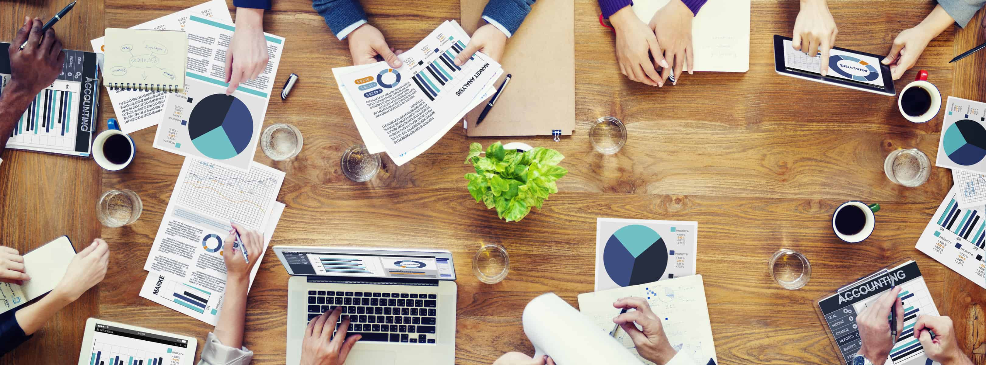 Marketing Analysis Accounting Team Teamwork Business Meeting Con